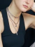 Collar corazon con brillitos en internet