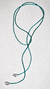 Collar sin fin regulable de cristales checos y perlas acrilicas - comprar online