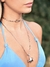 Collar corto de cuarzo rosa y cuarzo fresa - comprar online