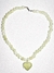 Collar corto onix verde