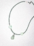 Gargantilla canutillo checo y cuarzo verde - comprar online