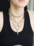 Collar corazon con brillitos