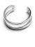 Anillo falange doble plata