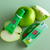 Hidratante Labial Candy Balm Super Poderes Protetor labial Carmed Fini Lip Balm Bálsamo Labial - Maça verde