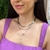 Choker Elos Piastrine Fino Banhada a Ródio Branco - comprar online