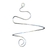 Bracelete Artesanal Serpente c/ Pedra Quartzo Branco - comprar online