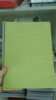 Cuaderno A4 Big Pocket Amarillo