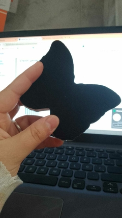 Borrador para pizarra con forma de marriposa