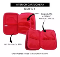 Cartuchera Mickey Mouse 2 pisos - comprar online