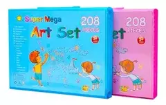 Set arte infantil 208 piezas valija plastica - (copia) - comprar online