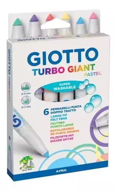 Marcadores Giotto pastel Turbo Giant x6