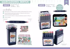 Marcadores doble punta Mooving Sketch en internet