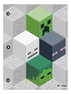 Carpeta 2 tapas Minecraft Mooving