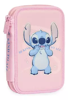 Cartuchera STITCH 2 Pisos Mooving