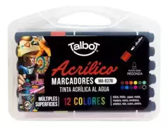 Marcadores tinta acrilica al agua TALBOT