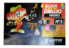 Block Luma N* 5 Negro x 20hs