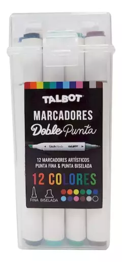 Marcadores doble punta Talbot - comprar online