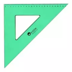 Escuadra 35cm 45° PIZZINI Dibujo Tecnico