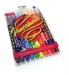 Marcadores Pincelados Mooving X10