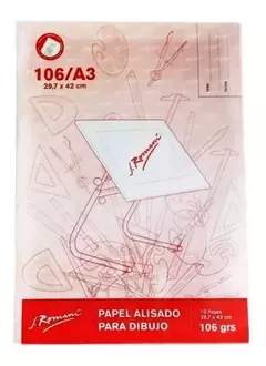 Hoja Romani A3 106gr (29,7x42)
