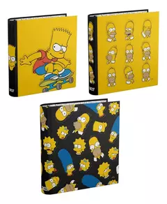 Carpeta Mooving Los Simpsons (modelo de tapa segun disponibilidad de stock) - comprar online