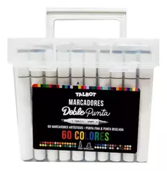 Marcadores doble punta Talbot - Librería  Siete Colores
