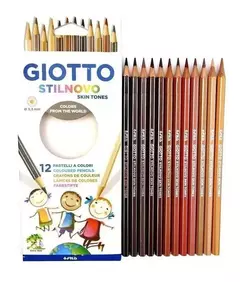 Lapices GIOTTO Colores Piel x12