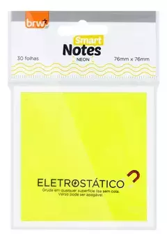 Notas adhesivas electrostaticas BRW 76x76mm x 30hjs