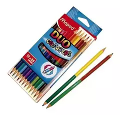 Lapices Color Peps Duo Colors x12 Maped