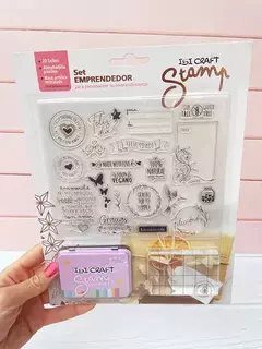 Set emprendedor sellos IBI CRAFT STAMP