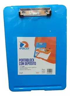 PORTABLOCK A4 plastico con deposito EZCO