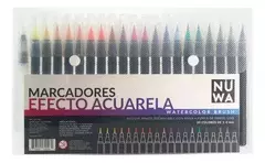 Marcadores efecto acuarelables NUWA x20 colores
