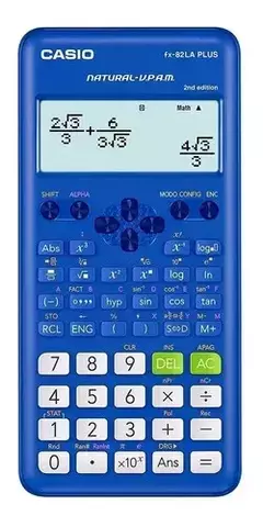 Calculadora CASIO FX-82LA PLUS (2da edicion) - comprar online