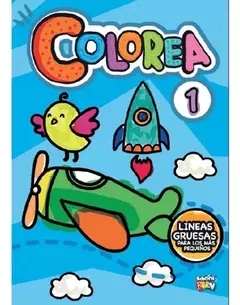 Libros para colorear - Trazos gruesos COLOREA 1