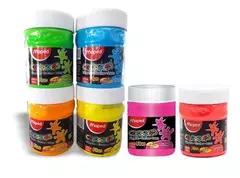 TEMPERA FLUO POTE 250gr - comprar online