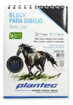 Block para dibujo A4 Plantec 40 hojas 150 grm - comprar online