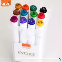 Marcadores doble punta con Caja Evoke BRW - comprar online