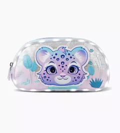 Cartuchera Footy 2 cierres Leopard CON LUZ