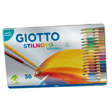 Lata lapices de colores Giotto stilnovo acuarelable - tienda online
