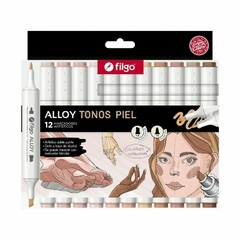 Marcadores doble punta Filgo Alloy x12 - tienda online
