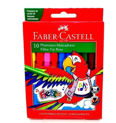 Marcadores Faber Castell Fiesta x 10