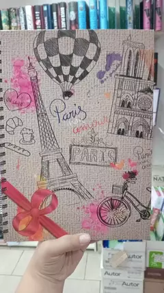Cuaderno A4 tapa dura Arwen Rayado