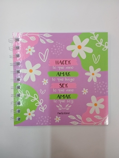 Libreta 15x15cm RAYADA PUNTO CERO - comprar online