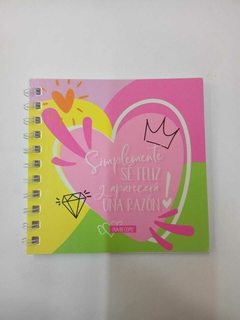 Libreta 15x15cm RAYADA PUNTO CERO - tienda online