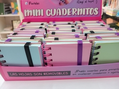 Mini cuaderno Punto Cero Pastel - hojas de colores removibles