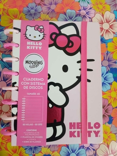 Cuaderno A5 discos Mooving Loop Kitty
