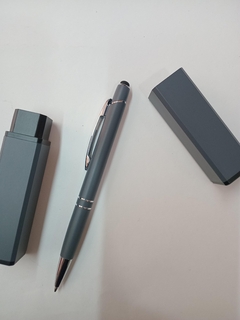 Boligrafo con puntero touch retractil en caja