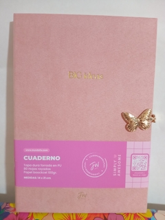 Cuaderno 14x21 tapa pu con cierre mariposa FW en internet