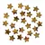 Kit 25 Estrelas Decorativas Acrílico Espelhado - comprar online