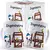 Caneca Snoopy Profissões
